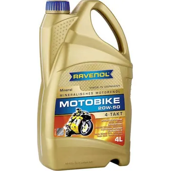 Motorový olej RAVENOL Motobike 4-T 20W-50 4L