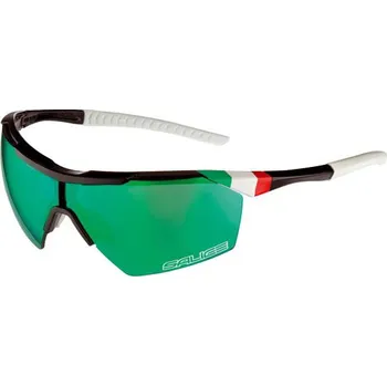 Sluneční brýle Brýle Salice 004 ITA Black/multireflex green/transparent