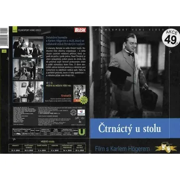 DVD film Čtrnáctý u stolu DVD