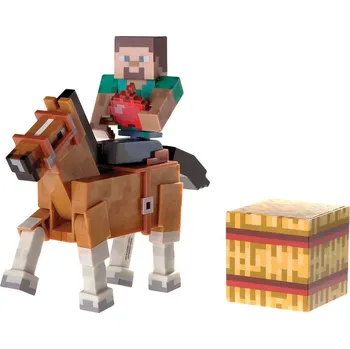 Jazwares Minecraft Steve s koněm Figurka Jazwares Minecraft Steve s koněm