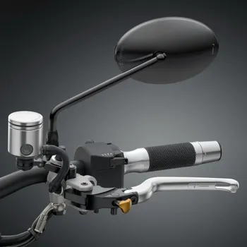 Zrcátko pro motocykl Rizoma Zpětné zrcátko Rizoma B-ONE, E-mark, HARLEY DAVIDSON - LEVÉ nebo PRAVÉ pro motocykly, černá Černá