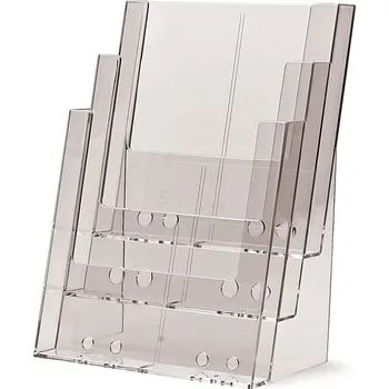 Stojánek na letáky formátu A4, 3 kapsy za sebou (bez děliče)