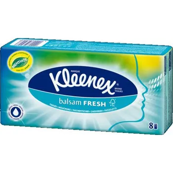 Papírový kapesník Kleenex balsam fresh (8x9 kapesníčků)