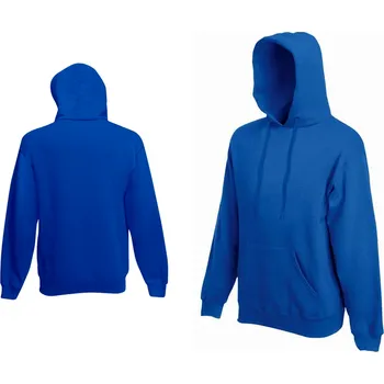 Pánská mikina Fruit Of The Loom Hooded Sweat Royal Blue