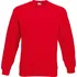 Pánská mikina Fruit Of The Loom Set-in Sweat červená