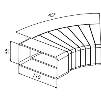Úhloměr HACO CKW 2x110x55
