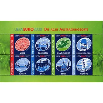 Poštovní známka Österreich post (2008) MiNr. 2697-2704 ** - Rakousko - UEFA EURO 2008