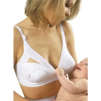 Těhotenská podprsenka Mitex Amam bílá, 85 D