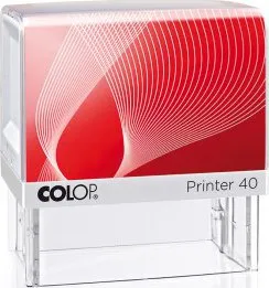 Razítko Colop Printer 40 červeno/bílé