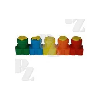 Speciální výtvarná barva Prstové barvy s razítky Colorino 5ks, Patio