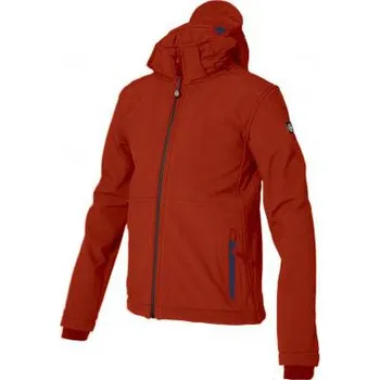 Pánská softshellová bunda Brekka - SOFTSHELL HOODED BOY RED