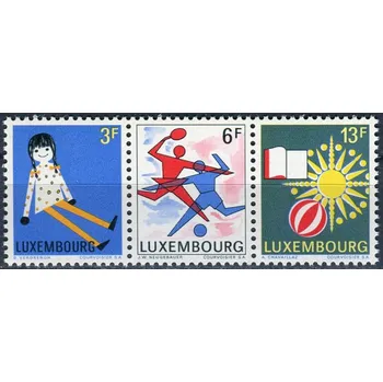 Poštovní známka (1969) MiNr. 785 - 787 ** - Lucembursko - 3-bl - Výstava poštovních známek "Juventus 1969", Lucembursko