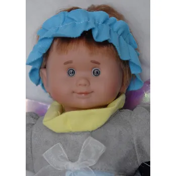 Panenka Skřítek - Modrá čelenka od firmy Lamagik ze Španělska (španělský šklebík - 28 cm)