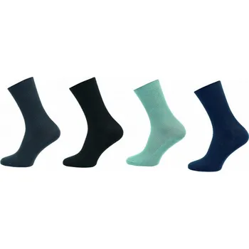 Pánské ponožky Zdravotní ponožky 4 páry v balení Novia Medik mix barev Velikost: 43-45
