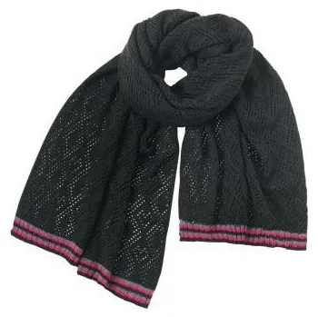 Šála Brekka - WRINKLED SCARF - BLK