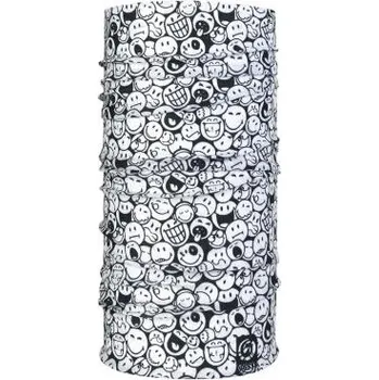 Šátek Brekka - SMILEY BANDANA - WHT