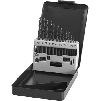 Vrták Proteco sada vrtáků do kovu 1,5 - 6,5mm DIN 338 černých 13-dílná