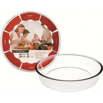 zapékací misa a miska Kulatá skleněná mísa do trouby 26x6cm Ibili