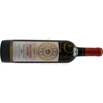 Víno Akce ihned Vinné sklepy Maršovice Rulandské modré 2013 pozdní sběr 0,75 l suché moravské červené víno