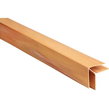 Obklad Vnější rohový profil barva smrk/hruška Vnější rohový profil barva smrk/hruška