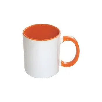 Stolování Oranžový hrnek s vlastním potiskem