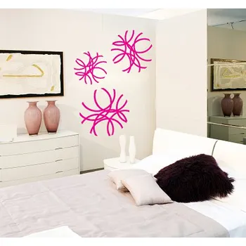 Samolepící dekorace Magic rings - samolepka na zeď