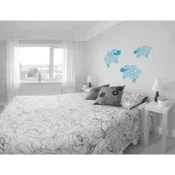 Samolepící dekorace Ovečky - samolepka na zeď