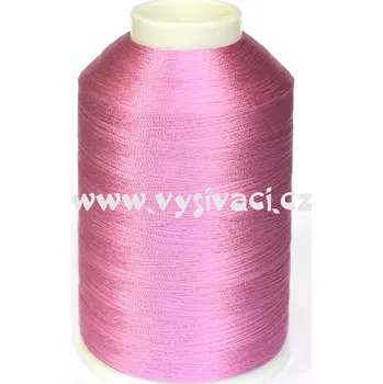 Nit vyšívací nitě růžová ROYAL C086 návin 5000 metrů viskóza návin: 1 kón návin 5000m***SKLADEM 5 kónů