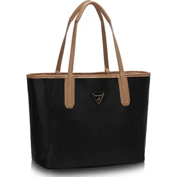 Kabelka Kabelka LS00506 černo-béžová oboustranná