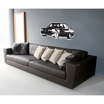 Samolepící dekorace BMW E32 - samolepka na zeď