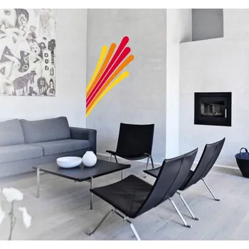 Samolepící dekorace Funky rainbow - samolepka na zeď