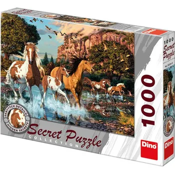 Puzzle Dino Secret Collection Koně 1000 dílků