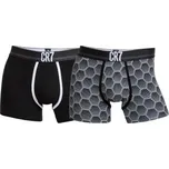 CR7 pánské boxerky 2pack šedé
