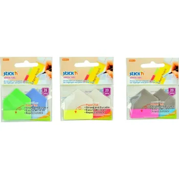 Samolepící bloček záložky Stick´n by Hopax 38x38 mm 2x10 lístků - růžová/modrá