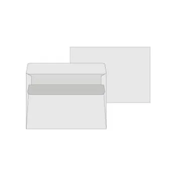 Obálka obálka C6 bílá samolepicí, 1000ks