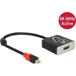 Delock Adaptér mini Displayport 1.2 samec > HDMI samice 4K 60 Hz aktivní