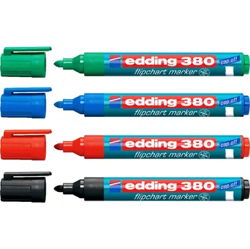 Kancelářské potřeby popisovač Edding 380 plnitelný černá