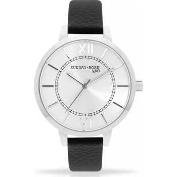 Hodinky Dámské luxusní designové hodinky SUNDAY ROSE Classic FOREVER BLACK SUN-C01 (POŠTOVNÉ ZDARMA!!)