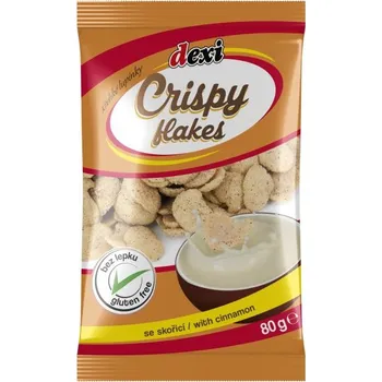 Křehké lupínky se skořicí - bez lepku 80g POEX