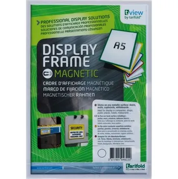 Informační tabulka magnetická kapsa Tarifold A6 bílá