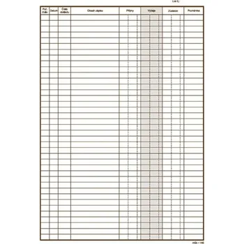 Kancelářské potřeby pokladní kniha NCR, A4 č.146, 2x50 listů