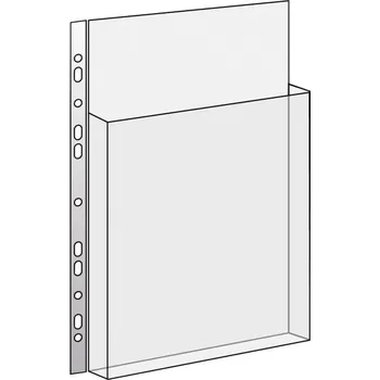 závěsný obal A4 na katalogy otevřený 2/3, 180mic, 10 ks