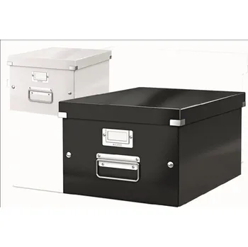 Kancelář krabice CLICK-N-STORE - M černá