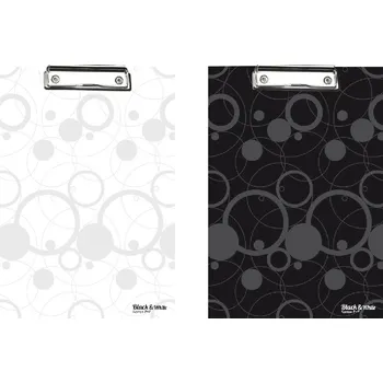podložka s klipem A 4 Black&White - bílá