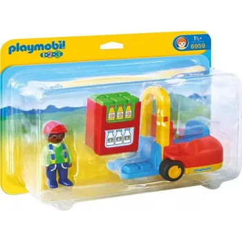 Stavebnice Playmobil Playmobil 1.2.3 6959 Vysokozdvižný vozík