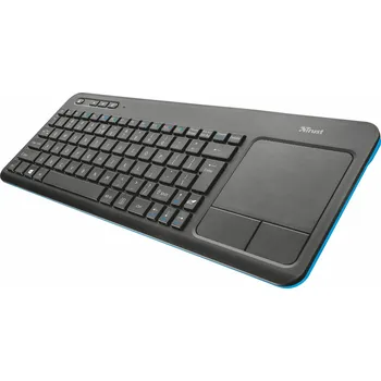 Klávesnice Trust Veza Wireless Touchpad Keyboard CZ/SK