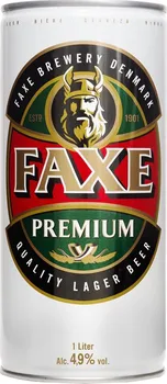 Pivo Faxe Premium 1 l plech