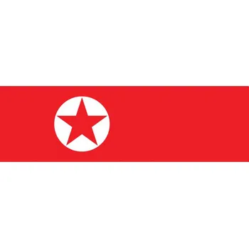 Vlajka Vlajka Severní Korea o velikosti 90 x 150 cm