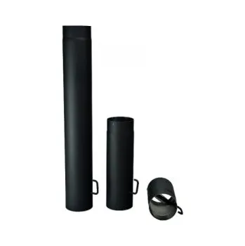 Kouřovod Kouřovod roura s klapkou 130/500/1,5 mm