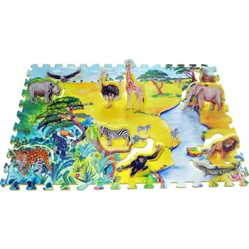 LC Pěnové puzzle Pop Out Animals Lee 6 dílků